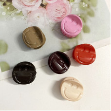 Kẹp tóc gấp tóc mái màu hình mặt cười dài 2cm - gap 19 Kẹp tóc gấp tóc mái màu hình mặt cười dài 2cm - gap 19