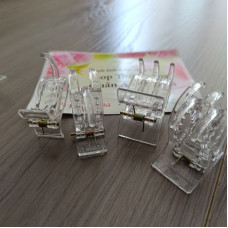 Kẹp tóc gấp tóc 3 răng 5 răng màu trắng - 35TRANG Kẹp tóc gấp tóc 3 răng 5 răng màu trắng - 35TRANG