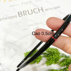 Bờm tóc Cài tóc trơn màu nhựa mềm loại nhỏ CAI01