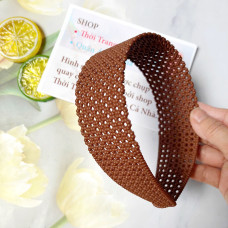 Bờm tóc Cài tóc hình lưới dày bản to 4CM nhựa cứng CAI05