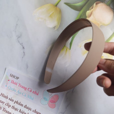 Bờm tóc Cài tóc màu trơn bản dày 1,2cm đến 2,5cm CAI09