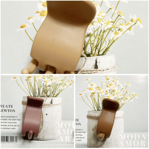 Kẹp tóc gấp tóc 3 răng 5 răng màu nhã - DBT08