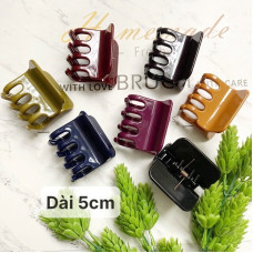 Kẹp tóc gấp tóc 8 răng màu bóng - dài 5cm - GAP66 Kẹp tóc gấp tóc 8 răng màu bóng - dài 5cm - GAP66