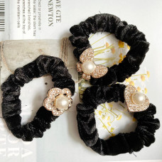 Cột tóc nhung kết cườm nhiều màu - TN1 Cột tóc nhung kết cườm nhiều màu - TN1