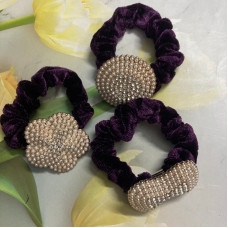 Cột tóc nhung kết cườm nhiều màu - TN3 Cột tóc nhung kết cườm nhiều màu - TN3