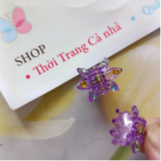2 Cái Kẹp tóc gấp tóc mái 6 răng dài 1cm - gap01