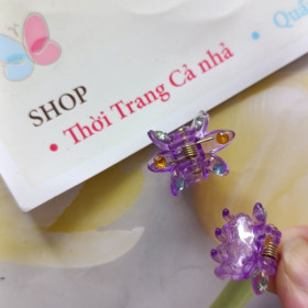 2 Cái Kẹp tóc gấp tóc mái 6 răng dài 1cm - gap01