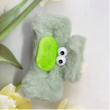 Kẹp tóc gấp tóc bằng dài 9cm nhựa trong bọc vải lông nhung mềm mịn dễ thương loại lớn gap19 Kẹp tóc gấp tóc bằng dài 9cm nhựa trong bọc vải lông nhung mềm mịn dễ thương loại lớn gap19