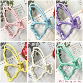 Kẹp tóc gấp tóc 10 răng màu trơn - chất liệu bằng sắt - gap4