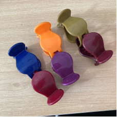 Kẹp tóc gấp tóc 3 răng loại bầu - dài 4cm - gap6 Kẹp tóc gấp tóc 3 răng loại bầu - dài 4cm - gap6