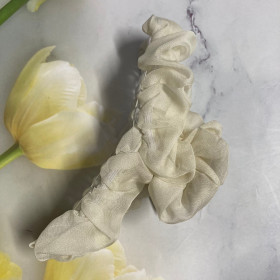 Kẹp tóc gấp tóc 16 răng màu trong đính nơ loại lớn - dài 11cm - gap8